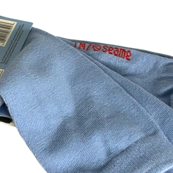 Sesame Street Elmo Crew Socks Novelty Blue Unisex Adult 9-13 Men’s One Size - Picture 7 of 16